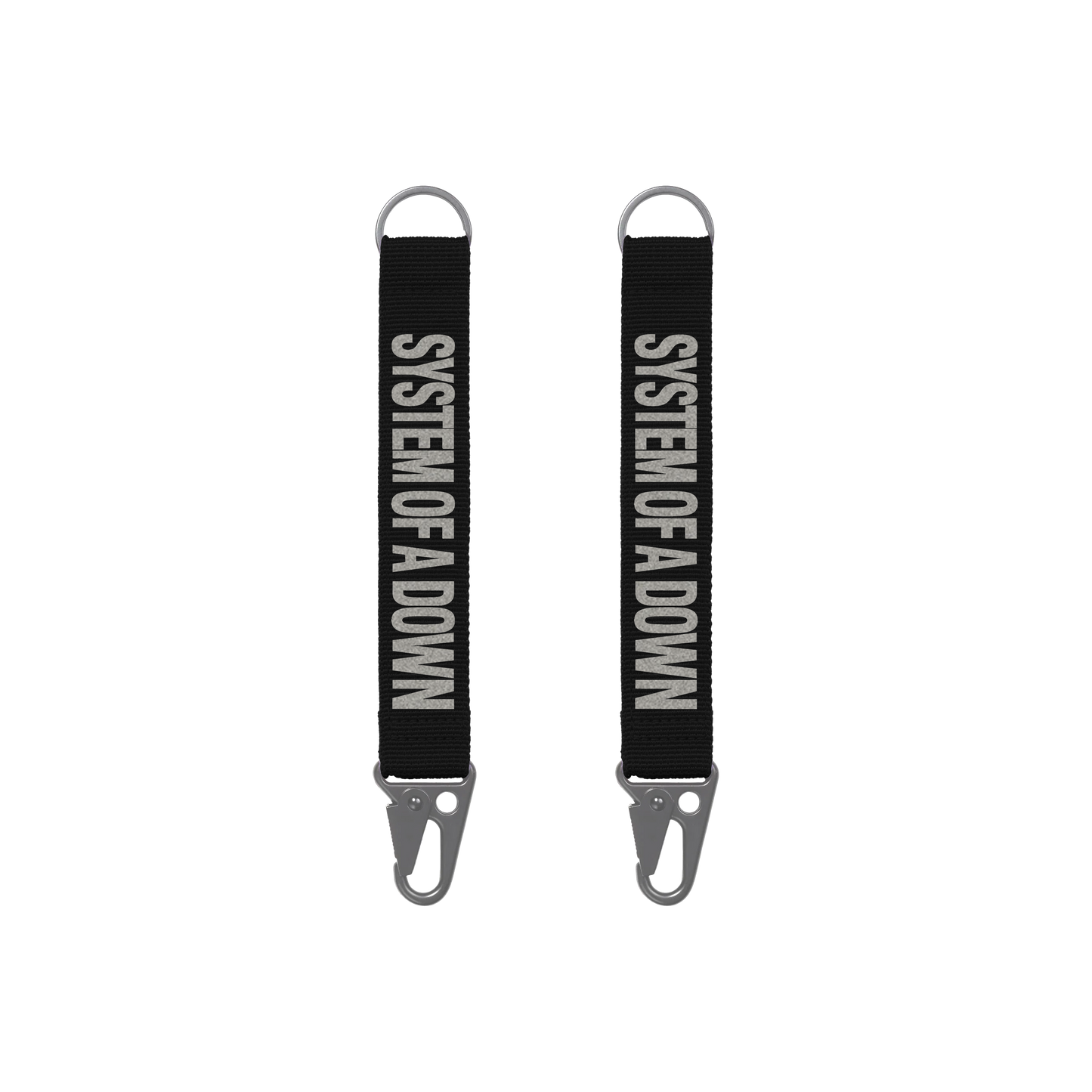 SOAD Logo Caribiner Keychain