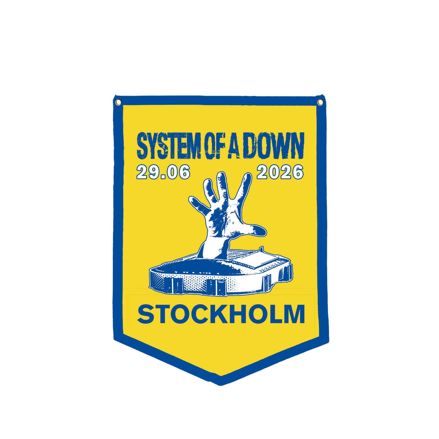 SOAD Stockholm Event Pennant