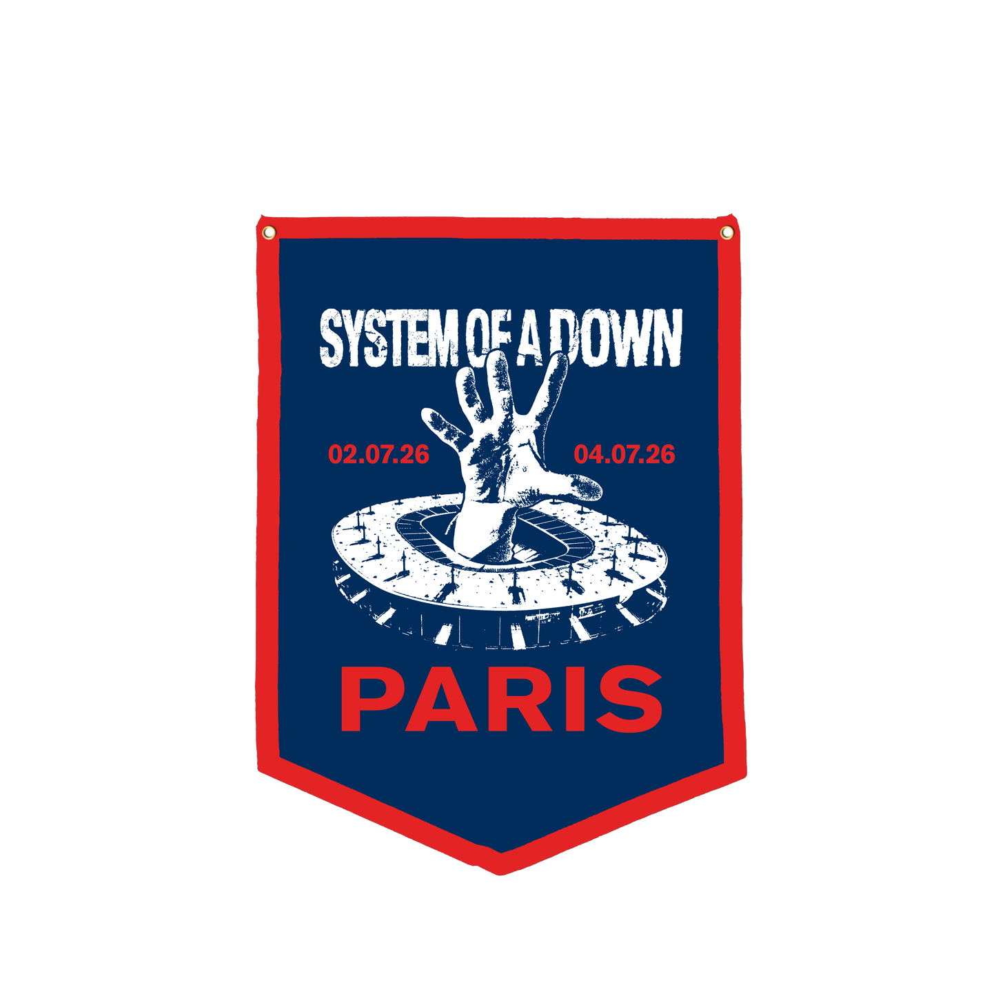 SOAD Paris Event Pennant
