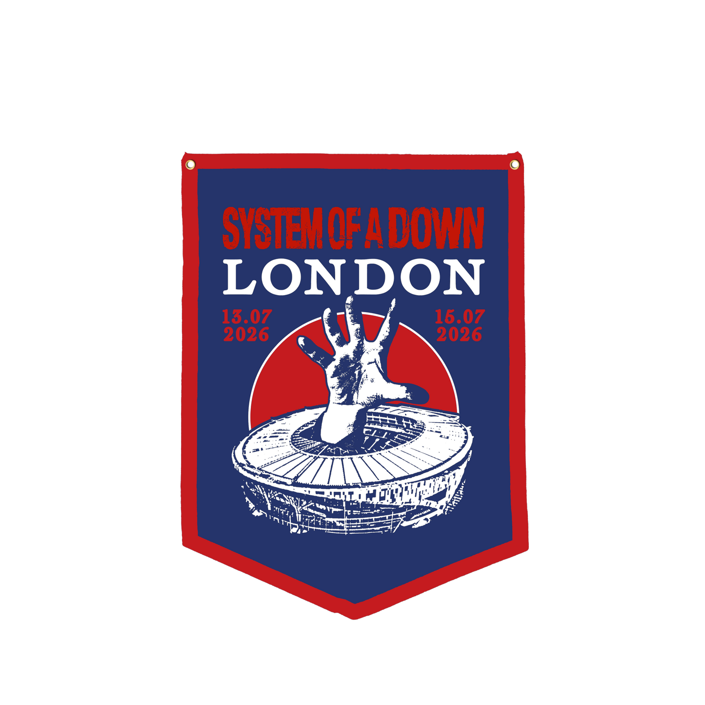 SOAD London Event Pennant