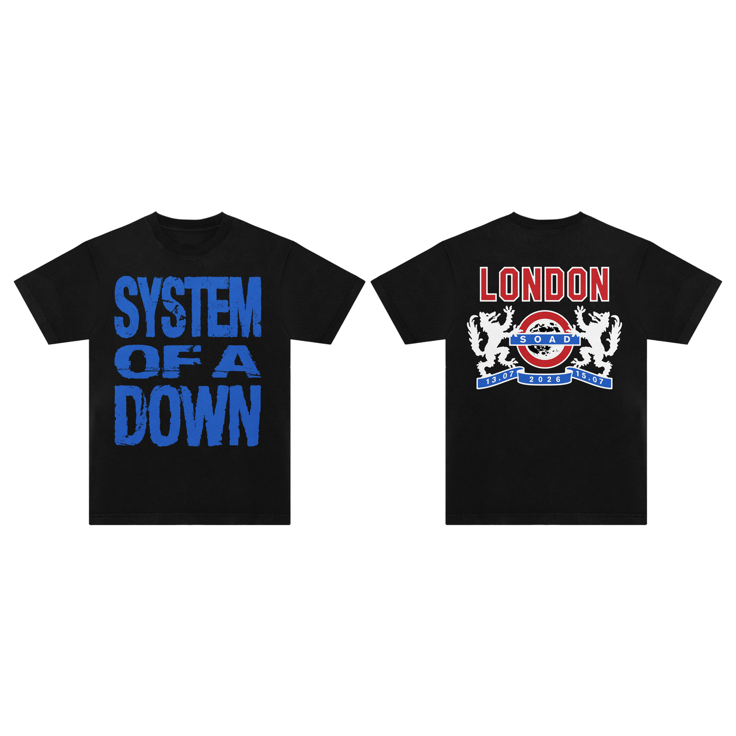 SOAD London Event T-Shirt Black