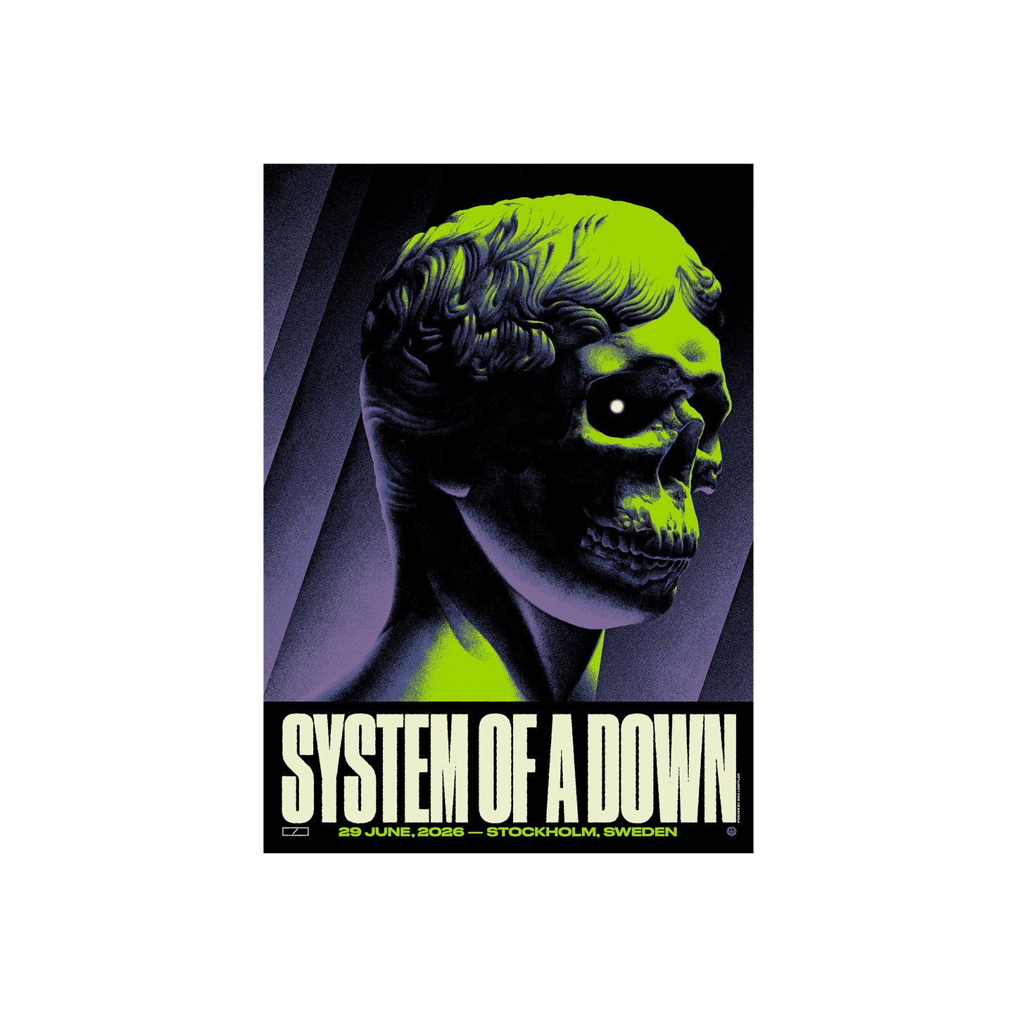 SOAD Stockholm Event Poster