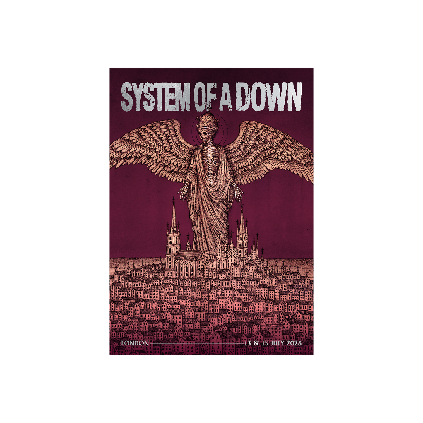 SOAD London Event Poster