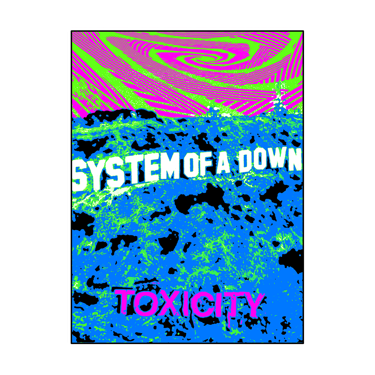 Toxicity Blacklight Poster