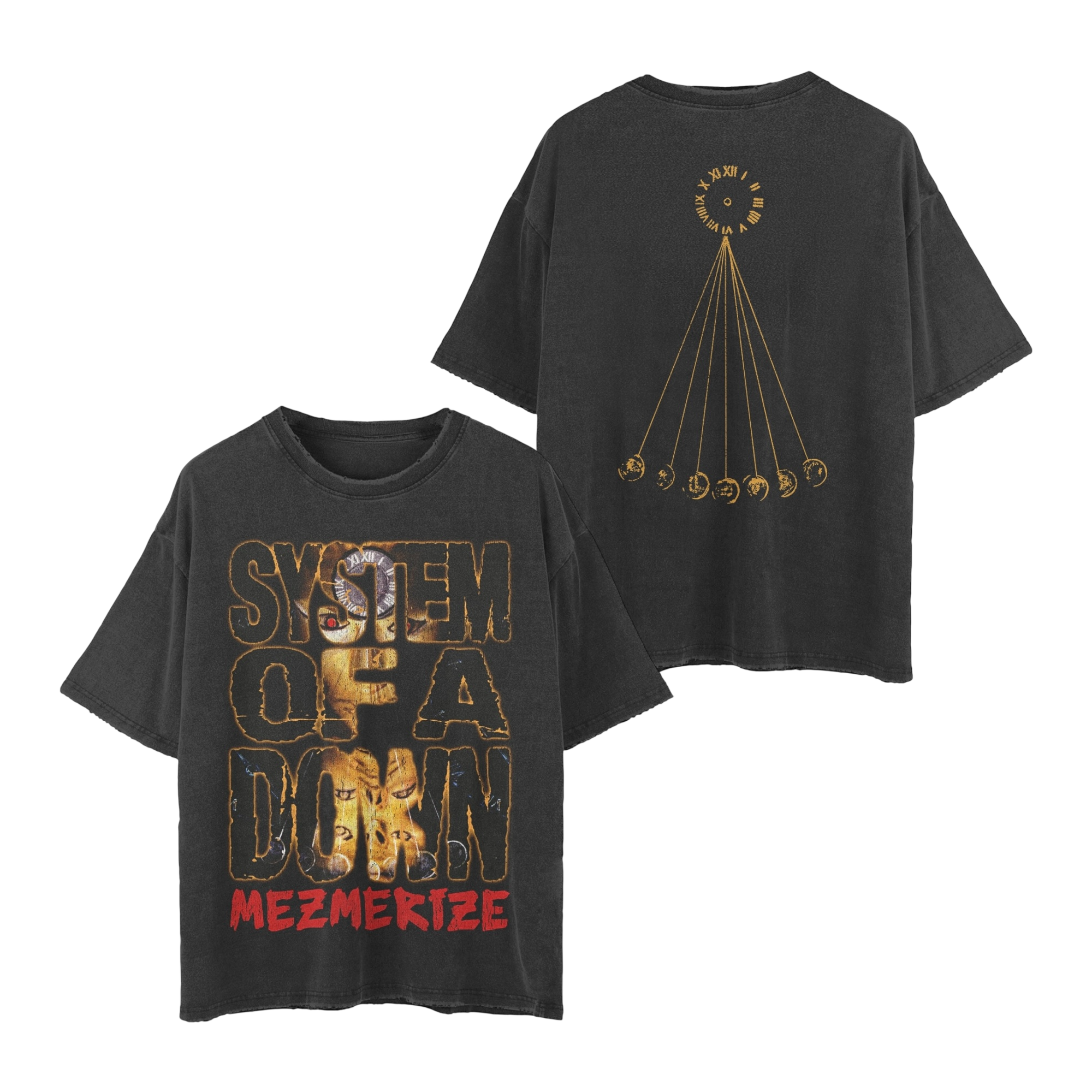 SYSTEM OF A DOWN MEZMERIZE Tシャツ Mezmerize Stacked Logo T-Shirt – System of a Down