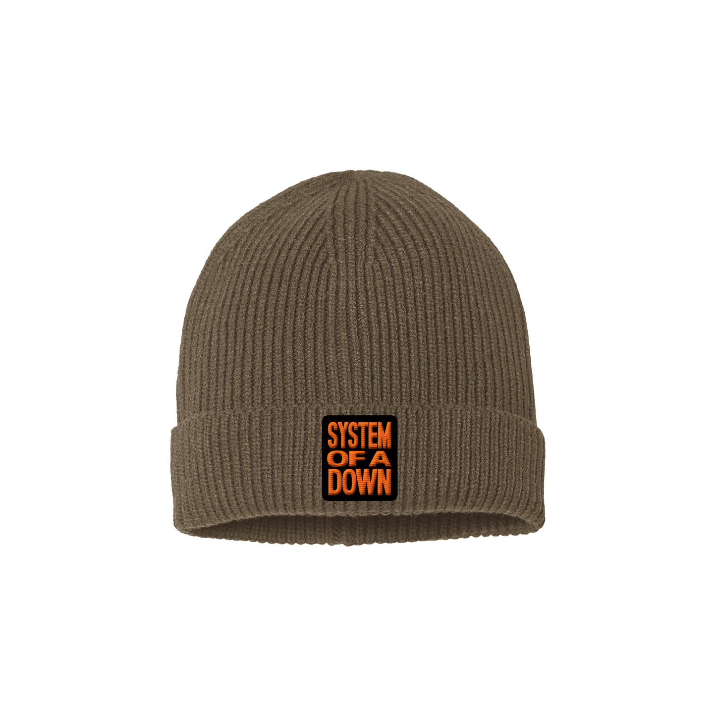 Olive Patch Beanie