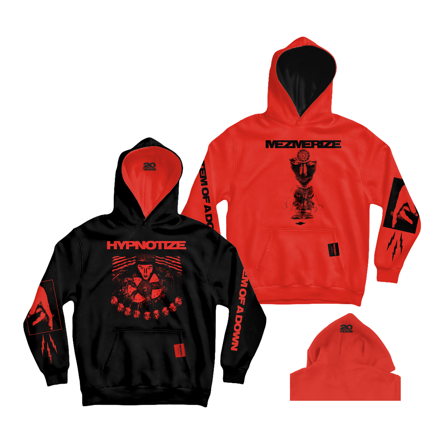 Mezmerize/Hypnotize Reversible Hoodie
