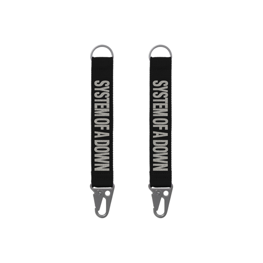 SOAD Logo Caribiner Keychain