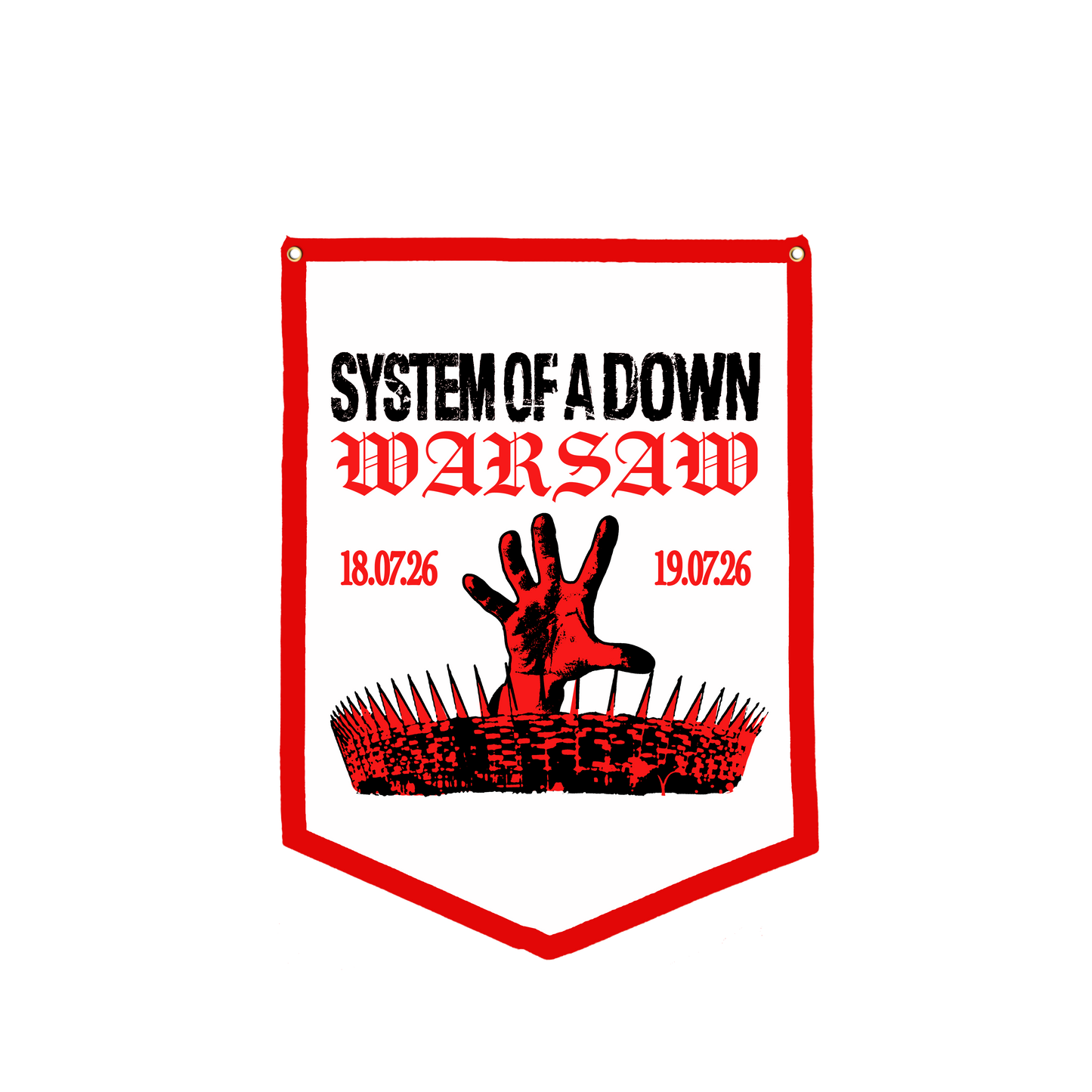 SOAD Warsaw Event Pennant