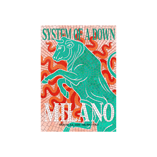SOAD Milano Event Poster