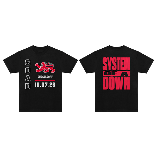 SOAD Dusseldorf Event T-Shirt Black