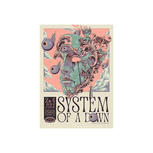 SOAD Paris Event Poster