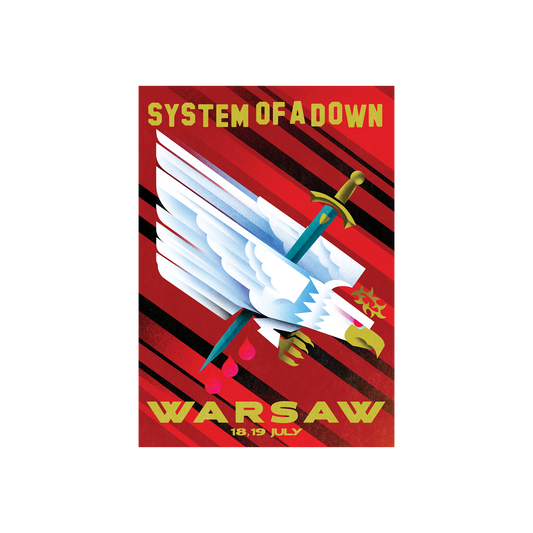 SOAD Warsaw Event Poster