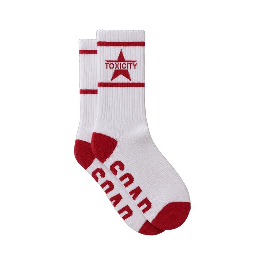 Toxicity White Socks