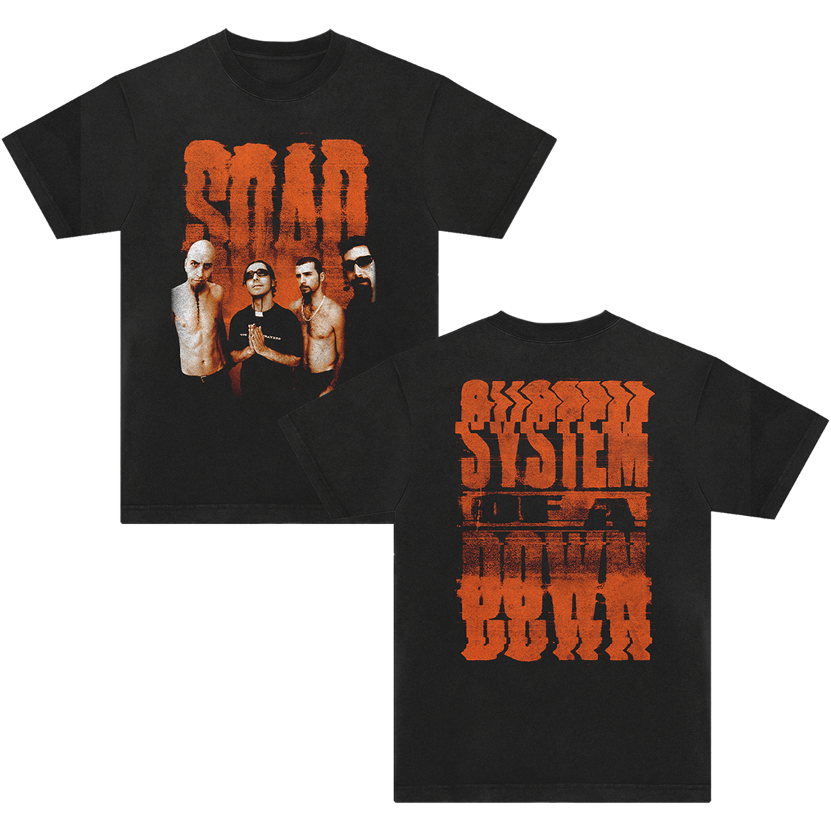 SOAD Band Distortion T-Shirt