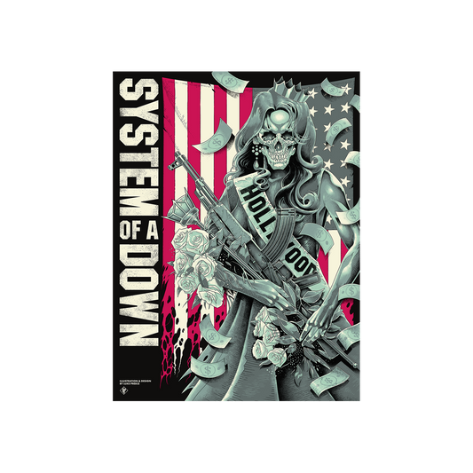 SOAD Beauty Queen Blue Poster - Matte