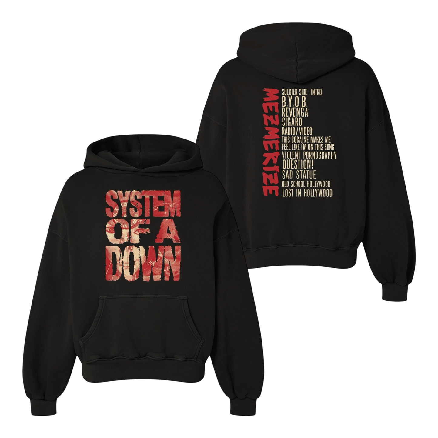 Mezmerize Tracklist Hoodie