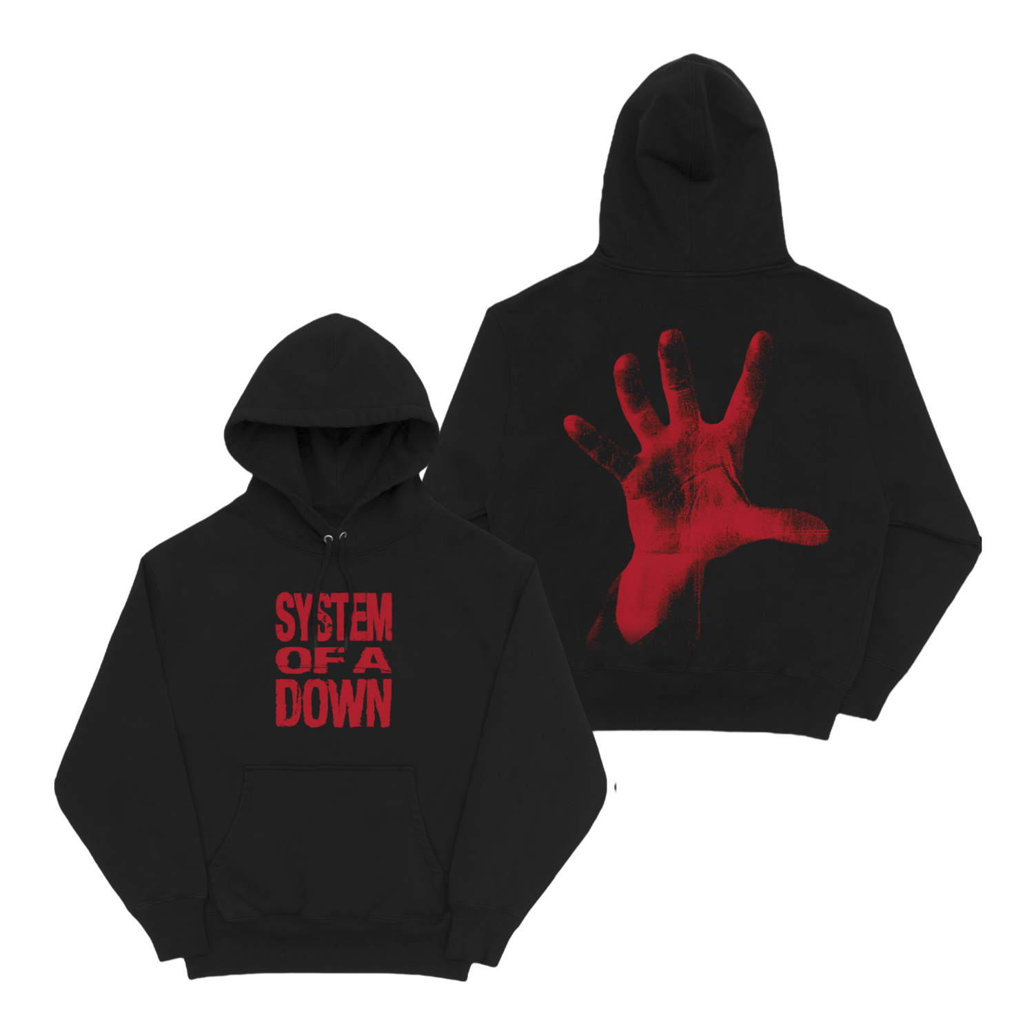 Self-Titled Stacked Logo Hoodie – System of a Down