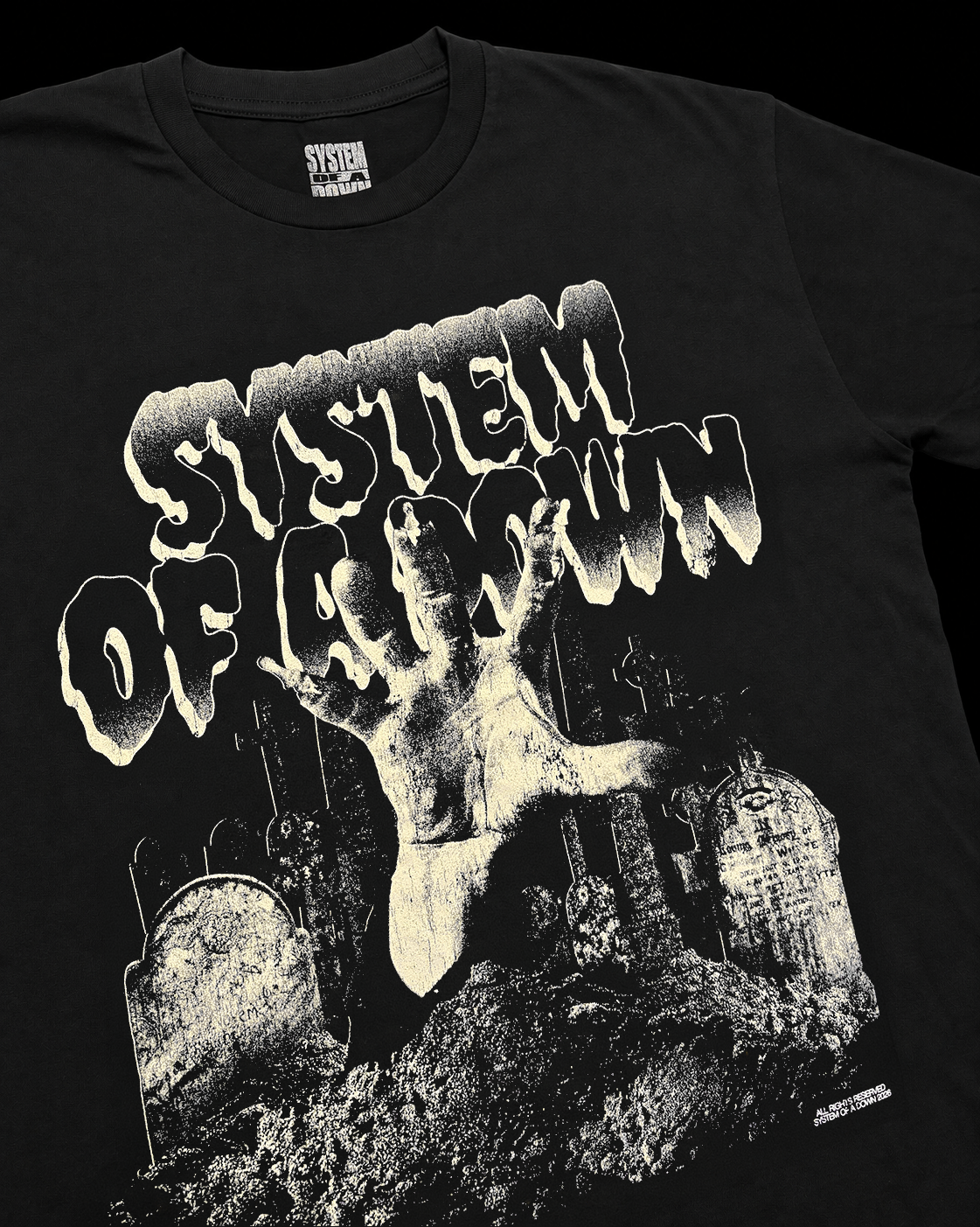 SOAD Zombie Hand Graveyard T-Shirt
